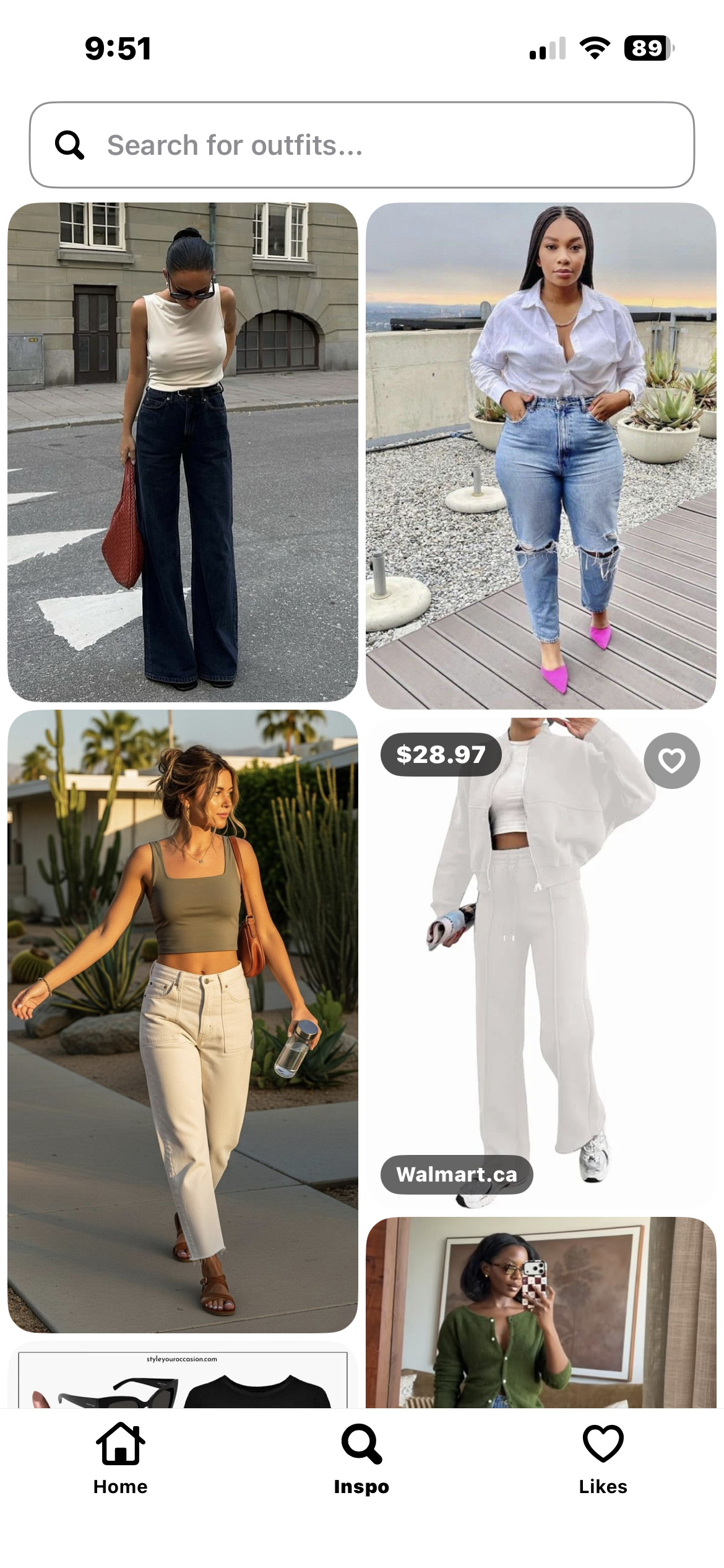 Haul inspiration feed